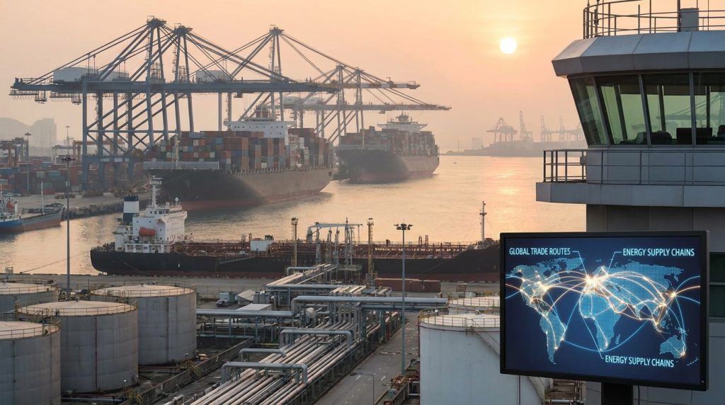 Energy Supply Chains and Global Trade Routes